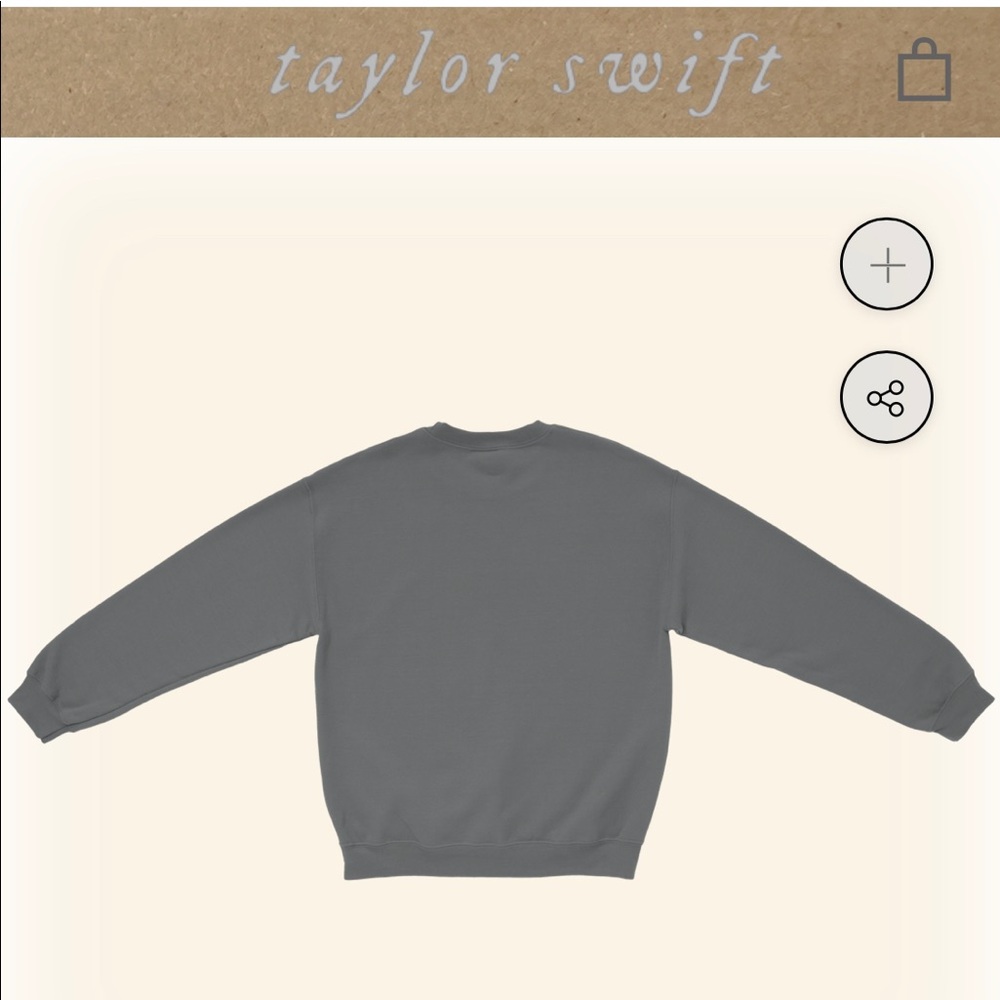 taylor swift folklore eras crewneck pullover NEW - Picture 3 of 13